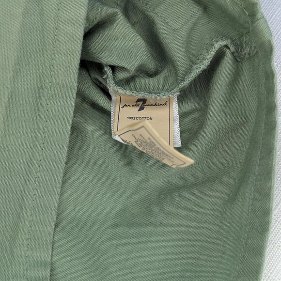 7 For All Mankind Girls‎ Cargo Green Zip up Jacket - Picture 6 of 9